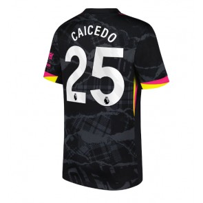 Chelsea Moises Caicedo #25 Alternativní Dres 2024-25 Krátký Rukáv